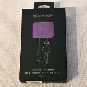 Stanley Cross Bottle Max Phone Keys Wallet Case Accessory Purple NIB Gift